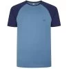 Bigdude Contrast Raglan Sleeve T-Shirt Blue/Navy -Urban Fit Shop 574a6d89 bd20tso2 02 blue 1
