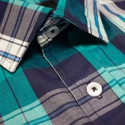 Bigdude Short Sleeve Check Shirt Green -Urban Fit Shop 57a385a0 img 8852