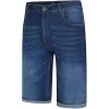 Bigdude Stretch Turn Up Denim Shorts Mid Blue Wash -Urban Fit Shop 5b86452e bd23sh05 02 2
