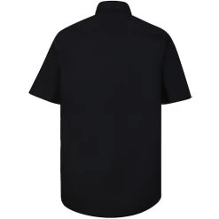Bigdude Classic Short Sleeve Poplin Shirt Black -Urban Fit Shop 5ddd177f m30a6858