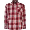 Bigdude Summer Long Sleeve Flannel Shirt Red