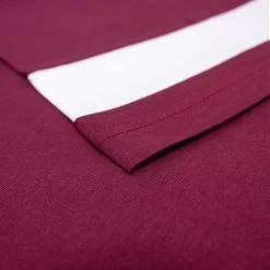 Bigdude Contrast Stripe T-Shirt Burgundy -Urban Fit Shop 61f36453 img 8319