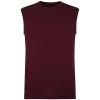Bigdude Plain Sleeveless T-Shirt Burgundy Tall -Urban Fit Shop 620b3299 bd20pv01 10 burgundy 1