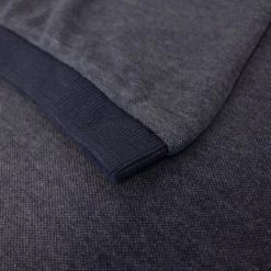 Bigdude Buttoned Pocket Polo Shirt Navy Marl -Urban Fit Shop 62b958c0 img 8701