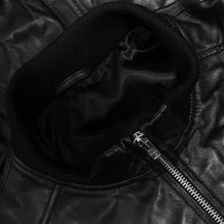 Tooting & Brow Leather Jacket Black -Urban Fit Shop 6336f8d0 img 8926 2