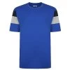 Bigdude Cut & Sew Contrast Sleeve T-Shirt Royal Blue Tall