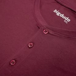 Bigdude Grandad T-Shirt Burgundy -Urban Fit Shop 64bc3931 img 7969