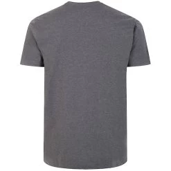Bigdude Plain Crew Neck T-Shirt Charcoal -Urban Fit Shop 6512ad99 bd101 04 charcoal 2