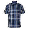 Bigdude Short Sleeve Check Shirt Blue Tall -Urban Fit Shop 65c973db bd23ss10 01 1