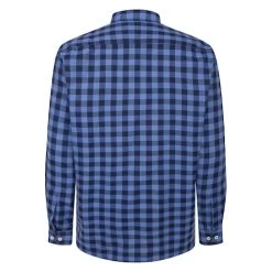 Bigdude Long Sleeve Check Shirt Blue -Urban Fit Shop 6b6c20a5 bd23ls20 04 2201