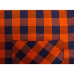 Bigdude Gingham Short Sleeve Shirt Orange Tall -Urban Fit Shop 6be672ae img 8828