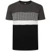 Bigdude Hounds Tooth Cut & Sew T-Shirt Charcoal Tall -Urban Fit Shop 6e622f31 m30a1728