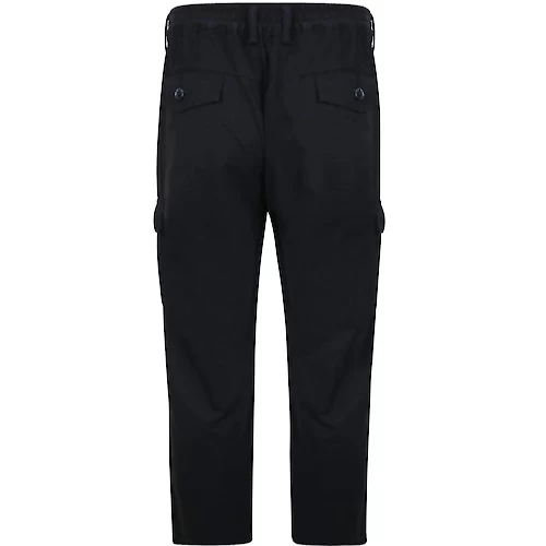 Bigdude Elasticated Waist Cargo Trousers Dark Navy 5 Bigdude Elasticated Waist Cargo Trousers Dark Navy - Image 3