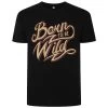 Bigdude Born To Be Wild Print T-Shirt Black Tall