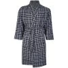 Bigdude Flannel Checked Dressing Gown Slate -Urban Fit Shop 76221e5a bd22br04 45 grey 1