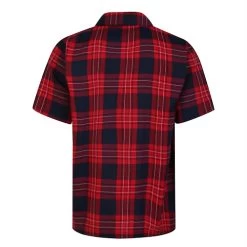 Bigdude Woven Checked Pyjama Set Red/Navy -Urban Fit Shop 77b43280 bd23pj06 22 top 2