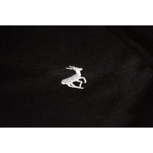 Bigdude Open Hem Loop Back Joggers Black 8 Bigdude Open Hem Loop Back Joggers Black - Image 6