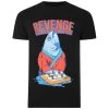 Bigdude Revenge Fish Print T-Shirt Black -Urban Fit Shop 78ea846d revenge 1201