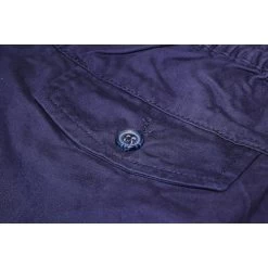 Bigdude Elasticated Waist Cargo Trousers Navy 16 Bigdude Elasticated Waist Cargo Trousers Navy -Urban Fit Shop 7dac169d bd19tr01 02 navy 2