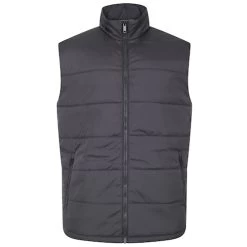 Bigdude Padded Gilet Charcoal
