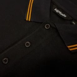 Bigdude Designer Tipped Polo Shirt Black -Urban Fit Shop 7f8ab651 img 8388