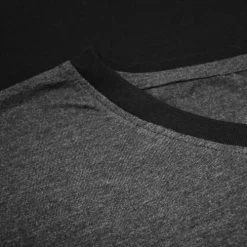 Bigdude Cut & Sew 2 Tone T-Shirt Black/Charcoal -Urban Fit Shop 84547277 img 8132