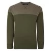 Bigdude Colour Block Jumper Khaki/Dark Khaki -Urban Fit Shop 8501f665 colourblockjumper reen 1