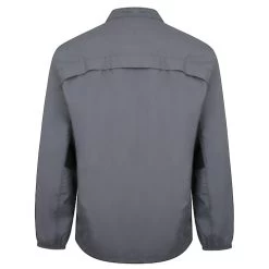 Bigdude Lightweight Contrast Panel Showerproof Jacket Charcoal -Urban Fit Shop 869bb60f bd20jck01 charcoal 3