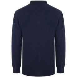 Bigdude Long Sleeve Polo Shirt Navy -Urban Fit Shop 883db256 m30a7218 2