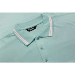 Bigdude Tipped Polo Shirt Turquoise Tall -Urban Fit Shop 8b166c67 bd20tp01 06 turquoise