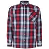 Bigdude Long Sleeve Check Shirt Red Tall -Urban Fit Shop 8bfcf64f bd23ls06 01 1