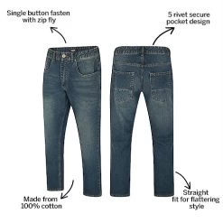Bigdude Non-Stretch Straight Fit Jeans Mid Wash -Urban Fit Shop 8c30a671 bd23js0820midwash