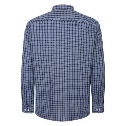 Bigdude Long Sleeve Check Shirt Grey/Blue -Urban Fit Shop 8eee0cbc bd23ls20 09 2