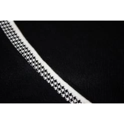 Bigdude Hounds Tooth Pique Polo Black -Urban Fit Shop 8f0565f4 img 1239