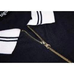 Bigdude Jersey Zip Polo Navy -Urban Fit Shop 907f38c3 img 1729
