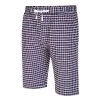 Bigdude Woven Modern Check Pyjama Shorts Red/Blue -Urban Fit Shop 92121d05 checkshorts burgundy 2