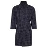 Bigdude Woven Check Dressing Gown Navy -Urban Fit Shop 9327fca5 bd22br01 02 navy 1