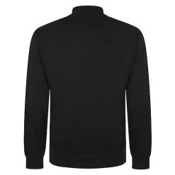 Bigdude Zip Neck Knitted Pullover Black -Urban Fit Shop 959a8c2b bd22jmp02 01 2