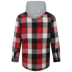 Bigdude Hooded Check Flannel Shirt Red -Urban Fit Shop 99f99f21 bd23ls03 01 2.jpg20edited