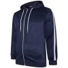 Bigdude Tricot Zip Up Hoody With Stripe Navy -Urban Fit Shop 9a2e9467 m30a5956