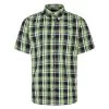Bigdude Button Down Short Sleeve Check Shirt Green -Urban Fit Shop 9ace9757 bd23ss09 02 1
