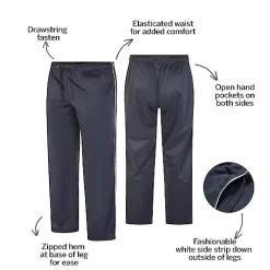 Bigdude Zipped Hem Tracksuit Bottoms Charcoal -Urban Fit Shop 9b648752 bd23j05