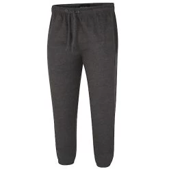 Bigdude Basic Cuffed Joggers Charcoal