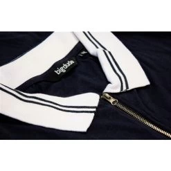 Bigdude Jersey Zip Polo Navy -Urban Fit Shop 9c9530b0 img 1724