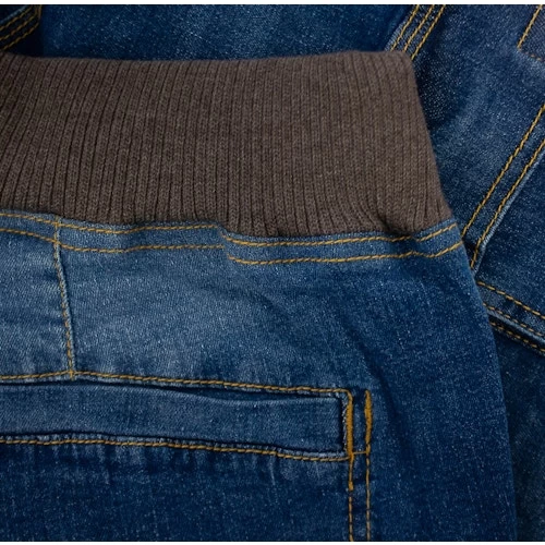 Bigdude Jersey Waistband Denim Shorts Light Wash 8 Bigdude Jersey Waistband Denim Shorts Light Wash - Image 6