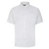 Bigdude Button Down Oxford Short Sleeve Shirt White -Urban Fit Shop a05b3f2a bd23ss05 04 white 1