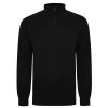 Bigdude Half Zip Knitted Jumper Black -Urban Fit Shop a513f95e halfzipjumper navy 1