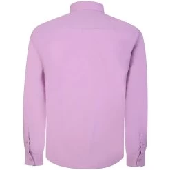 Bigdude Classic Long Sleeve Poplin Shirt Violet -Urban Fit Shop a651e941 m30a6825