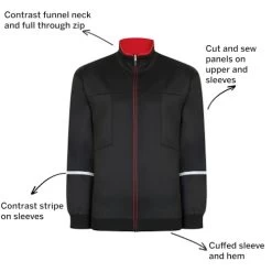 Bigdude Contrast Tricot Hooded Tracksuit Black 13 Bigdude Contrast Tricot Hooded Tracksuit Black -Urban Fit Shop a67a79c7 034