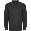 Bigdude Long Sleeve Polo Shirt Charcoal Marl -Urban Fit Shop a7f67d99 bd21poj 07 grey 1 1